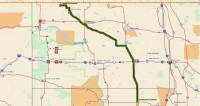 Aberdeen, SD to Jamestown, ND via delivery in Lignite, ND